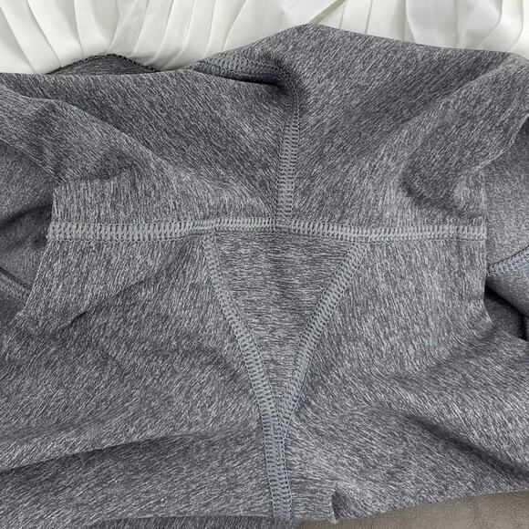 Lululemon Pleat to Street II White Gray Running Tennis Skirt Twirly Cute Size 10 - Picture 8 of 13